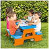 Tavolo da picnic a ruota calda dolo arancione blu