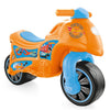 Ruote calde dolo che eseguono motore arancione blu