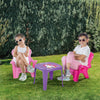Dolu Dolu Unicornio rosa con sillas