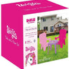 Dolu Dolu Unicornio rosa con sillas