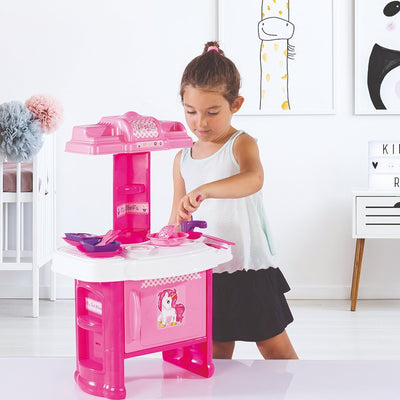 Dolo dolou il mio primo set da gioco da cucina unicorno rosa
