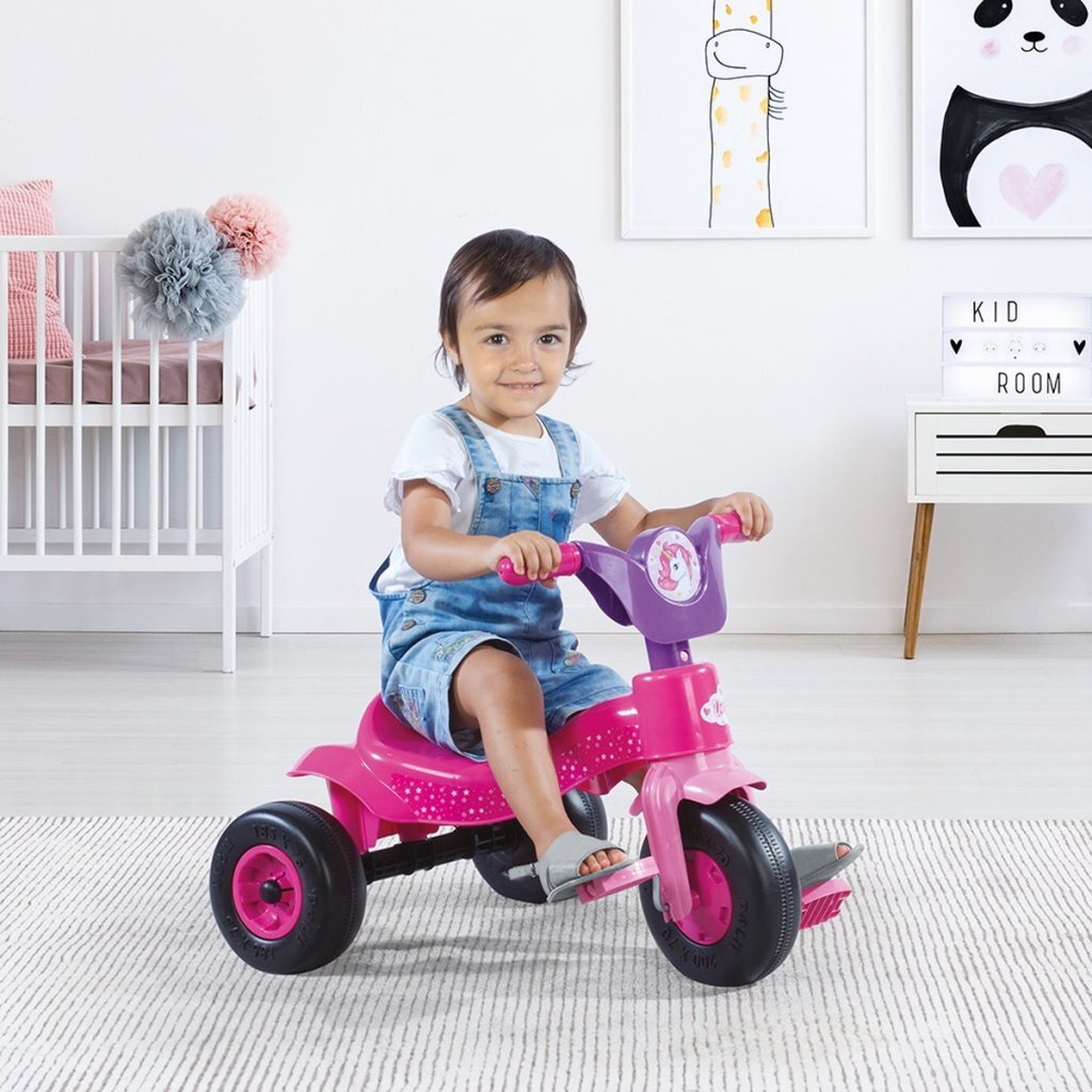 Triciclo Dolu Dolu Unicornio 42x60x49 cm rosa