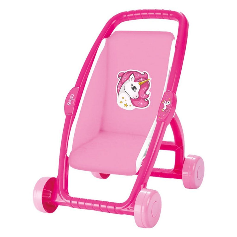 Cochecito de unicornio dolu dolu rosa