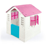 Dolu speelhuis wit roze 109x95x87.5cm - afbeelding 1