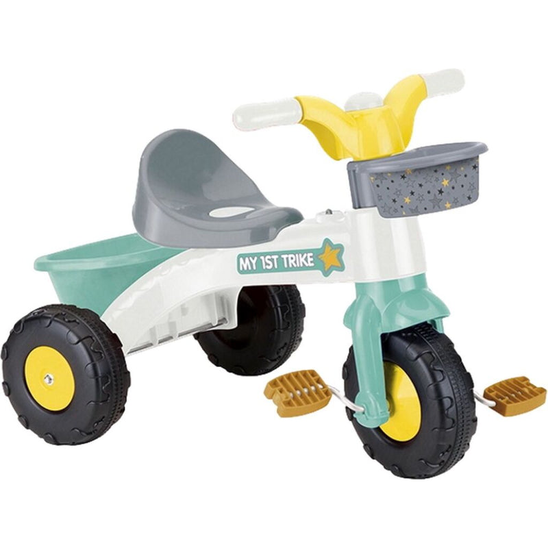 Dolu dolu triciclo colores pastel gris blanco
