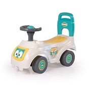 Dolu loopauto met toeter wit groen geel 47x37x20.5cm - afbeelding 1