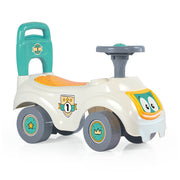 Dolu loopauto met toeter wit groen geel 47x37x20.5cm - afbeelding 2