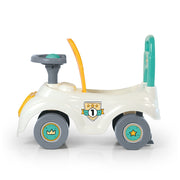 Dolu loopauto met toeter wit groen geel 47x37x20.5cm - afbeelding 3