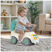 Dolu loopauto met toeter wit groen geel 47x37x20.5cm - afbeelding 5