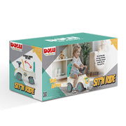 Dolu loopauto met toeter wit groen geel 47x37x20.5cm - afbeelding 6