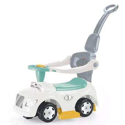 Dolu 3in1 coche para caminar con mango + bocina blanca azul gris amarillo