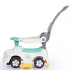 Dolu 3in1 loopauto met handgreep + toeter wit blauw grijs geel