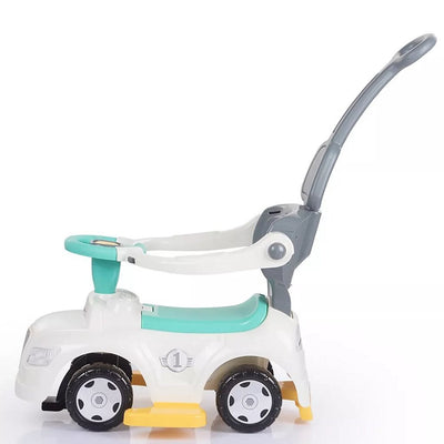 Dolu 3in1 coche para caminar con mango + bocina blanca azul gris amarillo