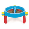 Mesa de agua arenosa 3 en 1 Dolu con mesa de dibujo rojo