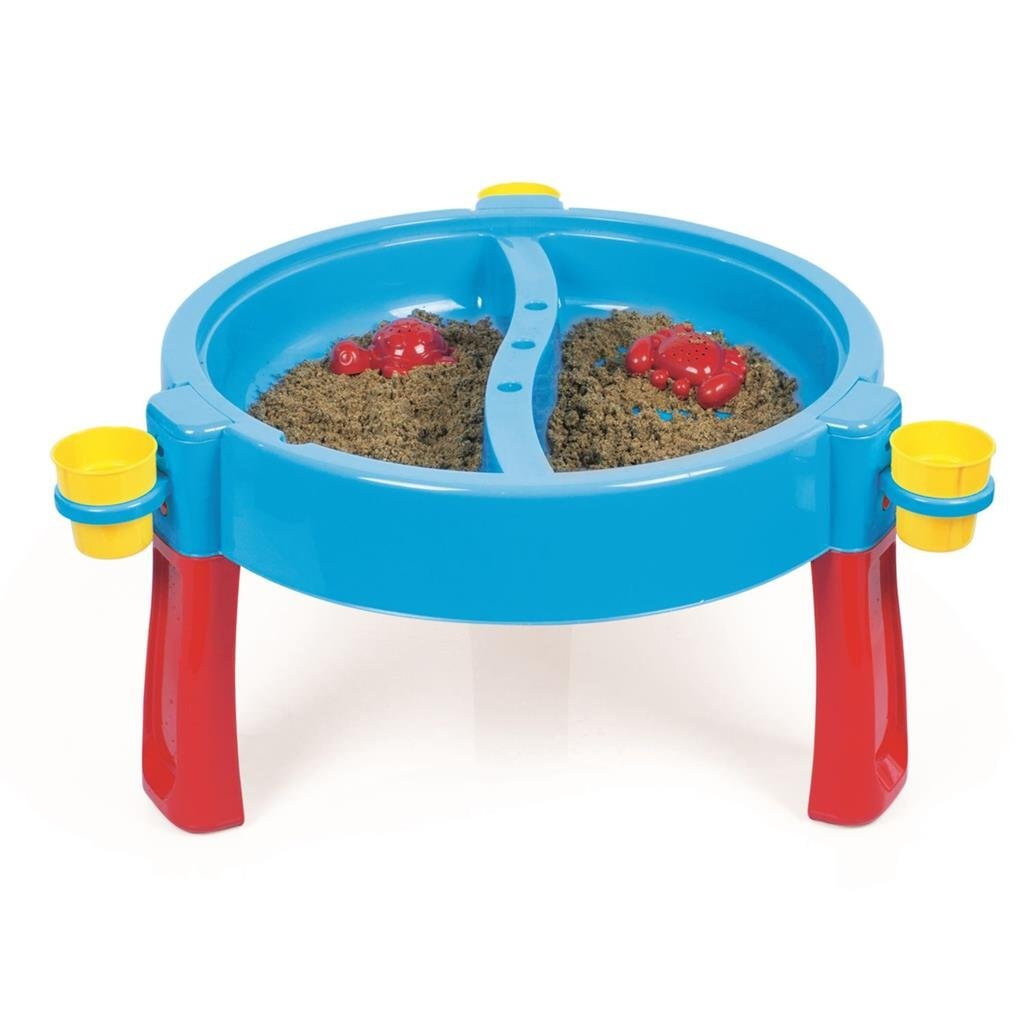 Mesa de agua arenosa 3 en 1 Dolu con mesa de dibujo rojo