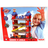 Dolu dolu york garage con 4 piani 2 auto pressofuse #039;s 2 segnali stradali albero - afbeelding 3