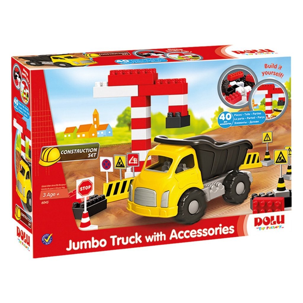 Dolo dolo bouwtruck con accessori a 40 pezzi