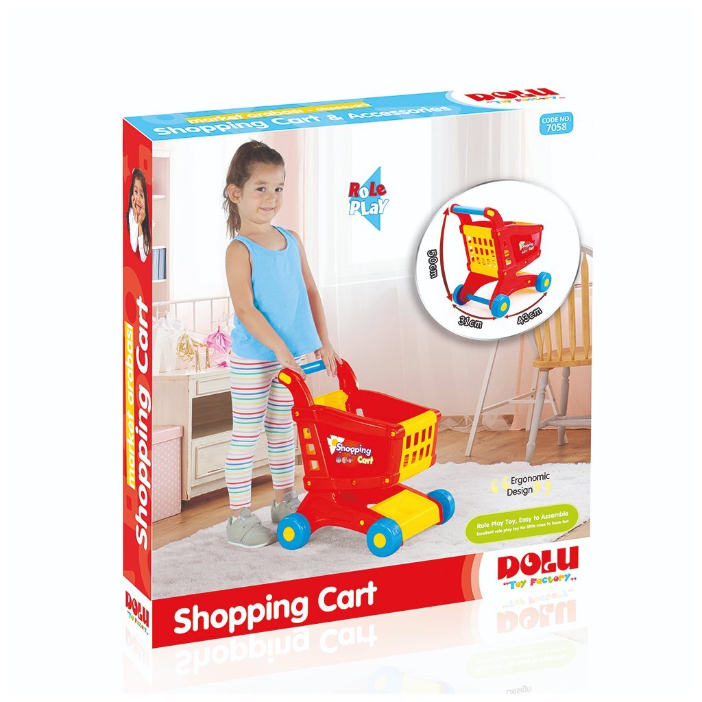 Dolu Dolu Cartero de compras 50x31x43 cm Amarillo amarillo rojo