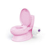 Dolu Dolu Educational Children's inodoro con sonido rosa