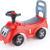 Dolu loopauto met toeter rood zwart 47x37x20.5cm