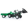 Dolu Dolu Pedal Tractor Excavator + Trailer Green