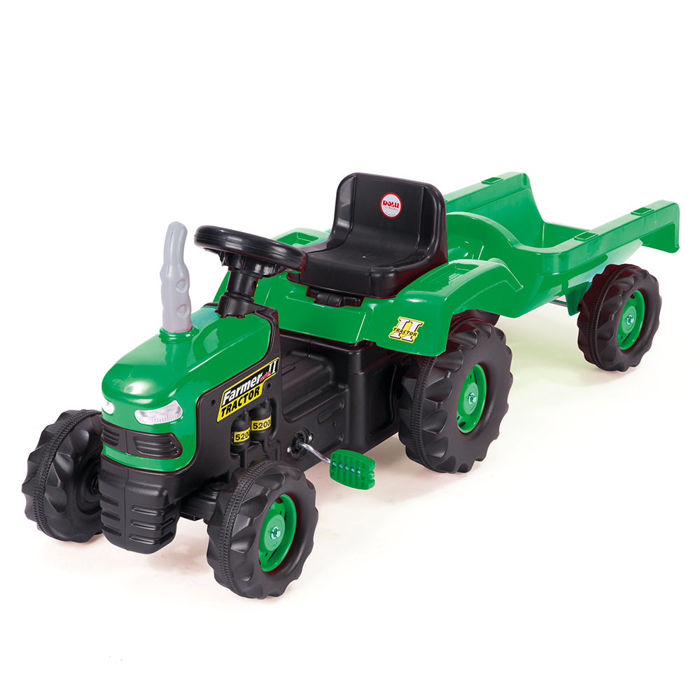 Tractor dolu con bocina de remolque groeno negro