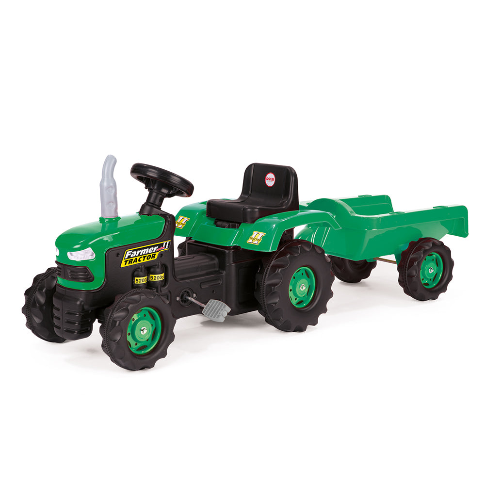 Tractor dolu con bocina de remolque groeno negro