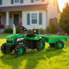 Dolu Tractor con rimorchio di corno nero