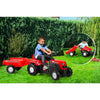 Dolu Ranchero Staircase Tractor con rimorchio Horn Red Black