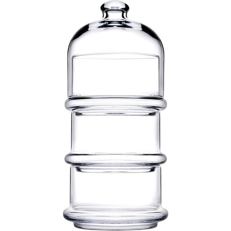 Overige merken pa?abah ccedil;e glazen toren voorraadpot 26x11.8 cm
