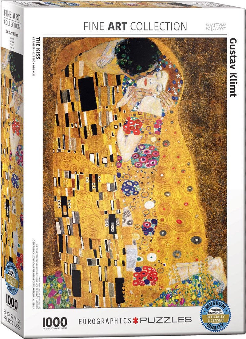 Eurographics - El beso [der Kiss] - Gustav Klimt - 1000 piezas 48×68cm (W×H) - rompecabezas de bellas artes