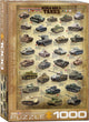 Eurographics - tweede wereldoorlog tanks [world war ii tanks] - 1000 stukjes 48×68cm (b×h) - legpuzzel