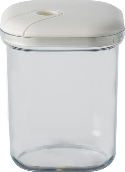 Omada - barattolo portaoggetti pull box 1 litro - polipropilene - beige -