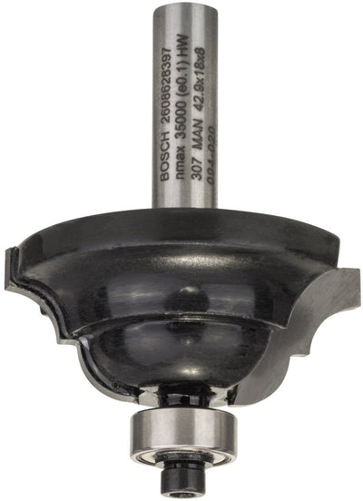 Bosch - taglierina per pannelli d 8 mm, r1 6,3 mm, l 15 mm, l 18 mm, g 60 mm