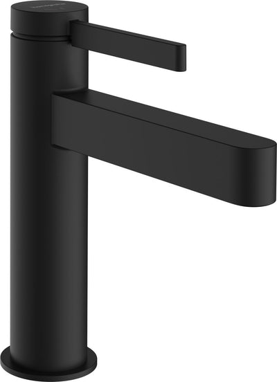 Hansgrohe finoris - miscelatore per lavabo - funzionamento monocomando - cool start risparmio energetico - con scarico - 110mm - nero opaco