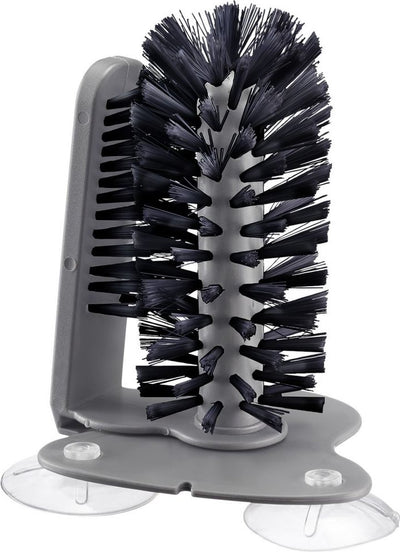 Westmark window cleaning brush with suction cup - practical glass brush for easy cleaning of glasses, non-slip, for catering or in the private bar - BPA-free