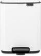 Brabantia bo pedaalemmer - 7 liter - badkamer - white