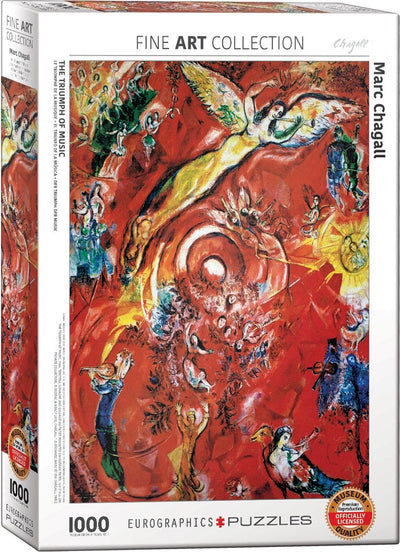 Puzzle Eurographics Musica Marc Chagall Puzzle da 1000 pezzi.