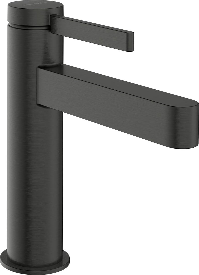 Hansgrohe finoris - miscelatore lavabo - funzionamento monocomando - cool start risparmio energetico - con scarico - 110mm - cromo nero spazzolato