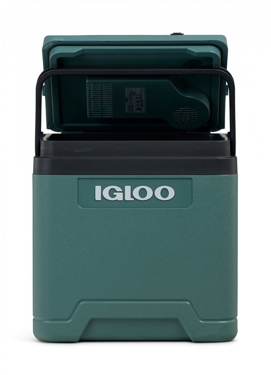 Igloo ie24 koelbox - 24l - ac- en dc-aansluitingen - 20°c onder de omgevingstemperatuur - eco - groen