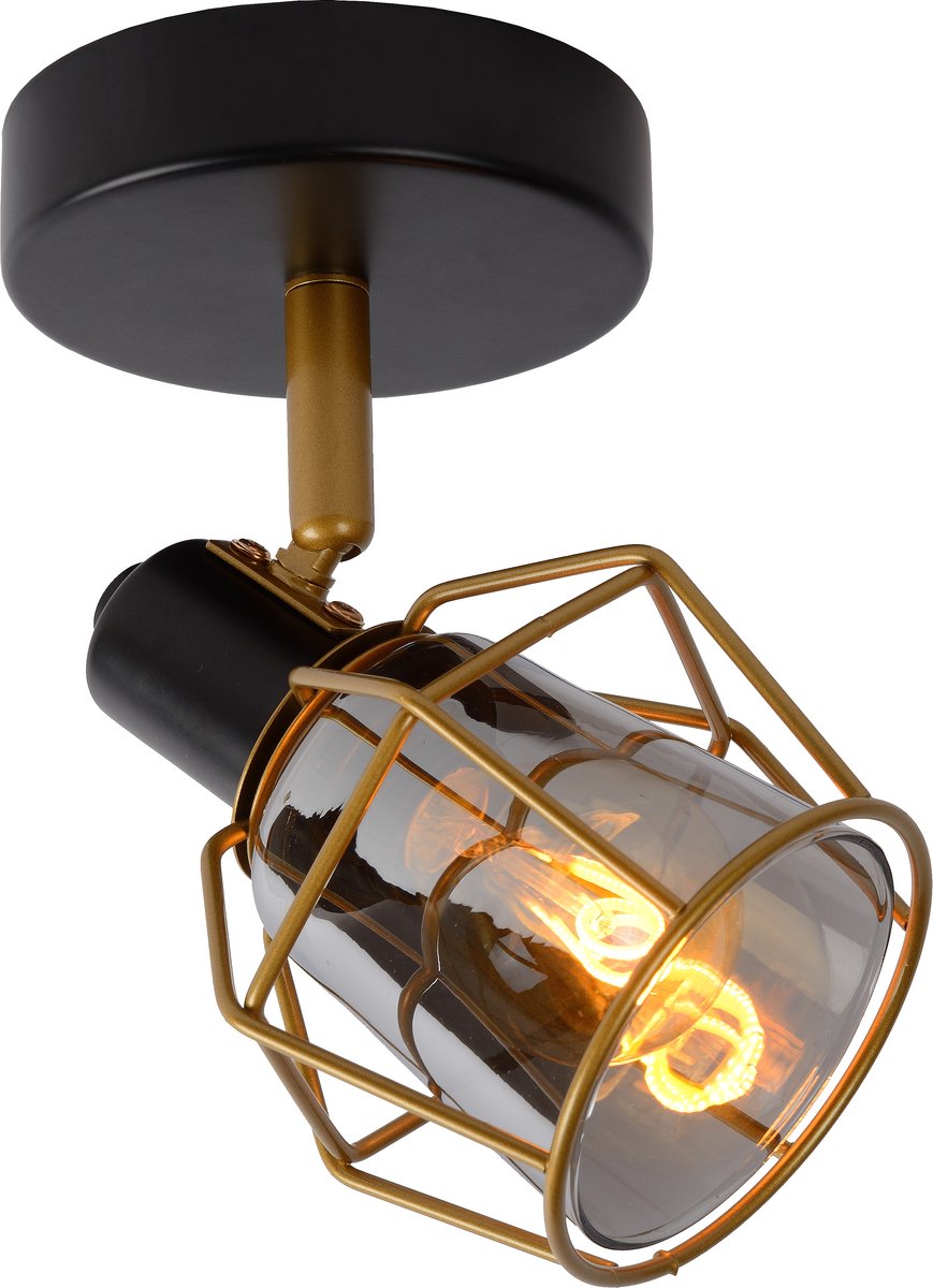 Lucide nila - faretto da soffitto (lampada da soffitto) - 1xe14 - nero
