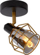 Lucide nila - faretto da soffitto (lampada da soffitto) - 1xe14 - nero