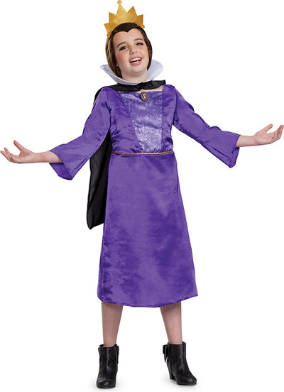 Travestimento disney - cattivi, abito da regina cattiva classico, taglia s (5 - 6 anni), ragazze