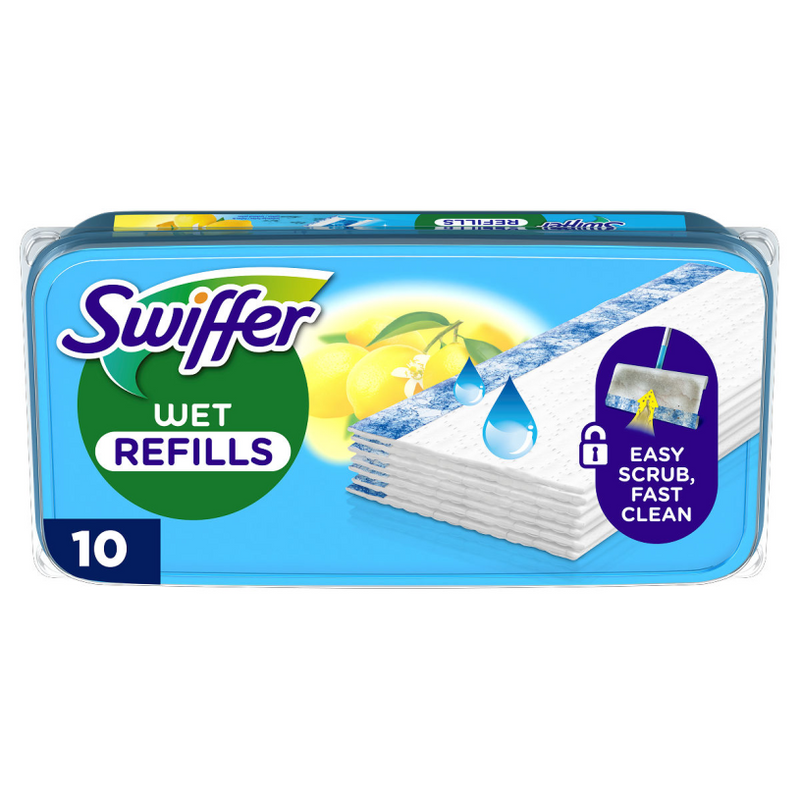 Swiffer salviette umide fresche per pavimenti 10 pezzi