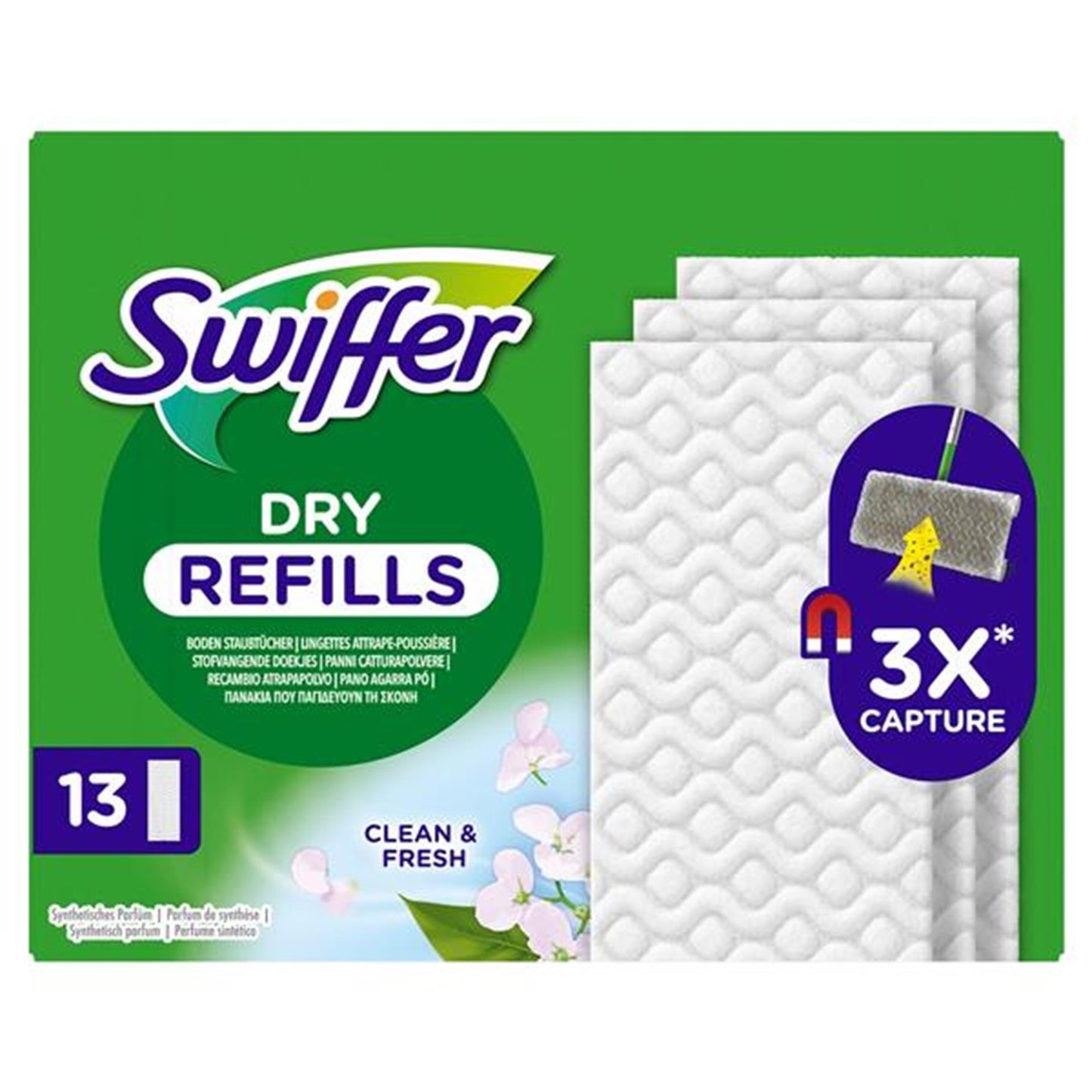 Salviette per pavimenti Swiffer Dry Fresh 52 pezzi