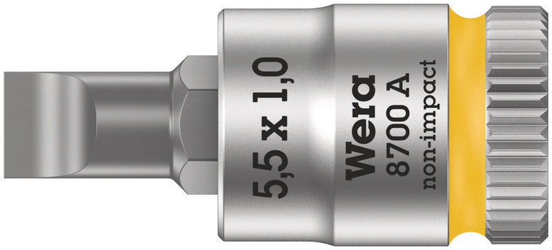Wera 8700 a fl zyklop bit dop-combinatie met 1 4 aandrijving , fl 1,2 x 6,5 x 28 mm - 1 stuk(s) - 05003322001