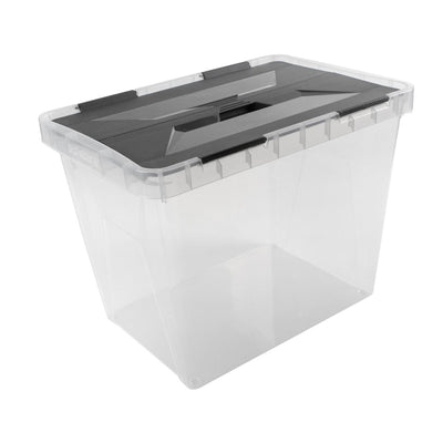 Scatola portaoggetti Sunware onice 25l trasparente