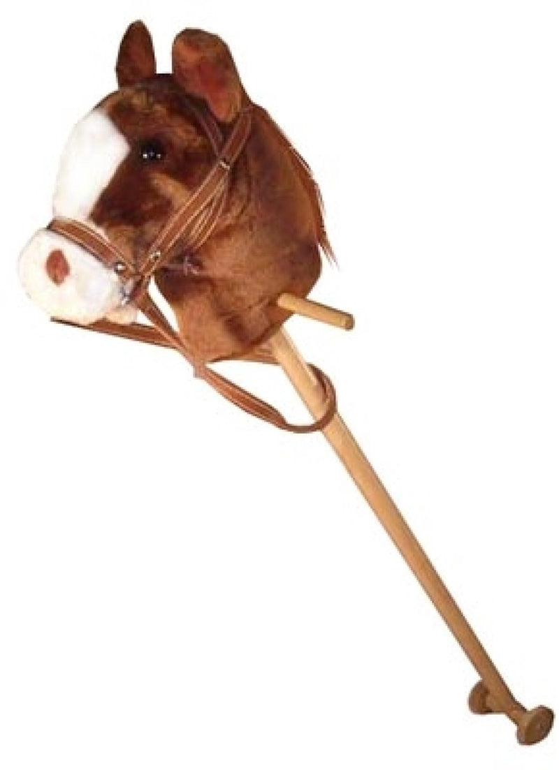 Playwood Wooden Hobby Horse con sonido marrón