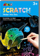 Avenir Scratch Art Book mini A6 - nel profondo del mare - 15 pagine - 3 anni