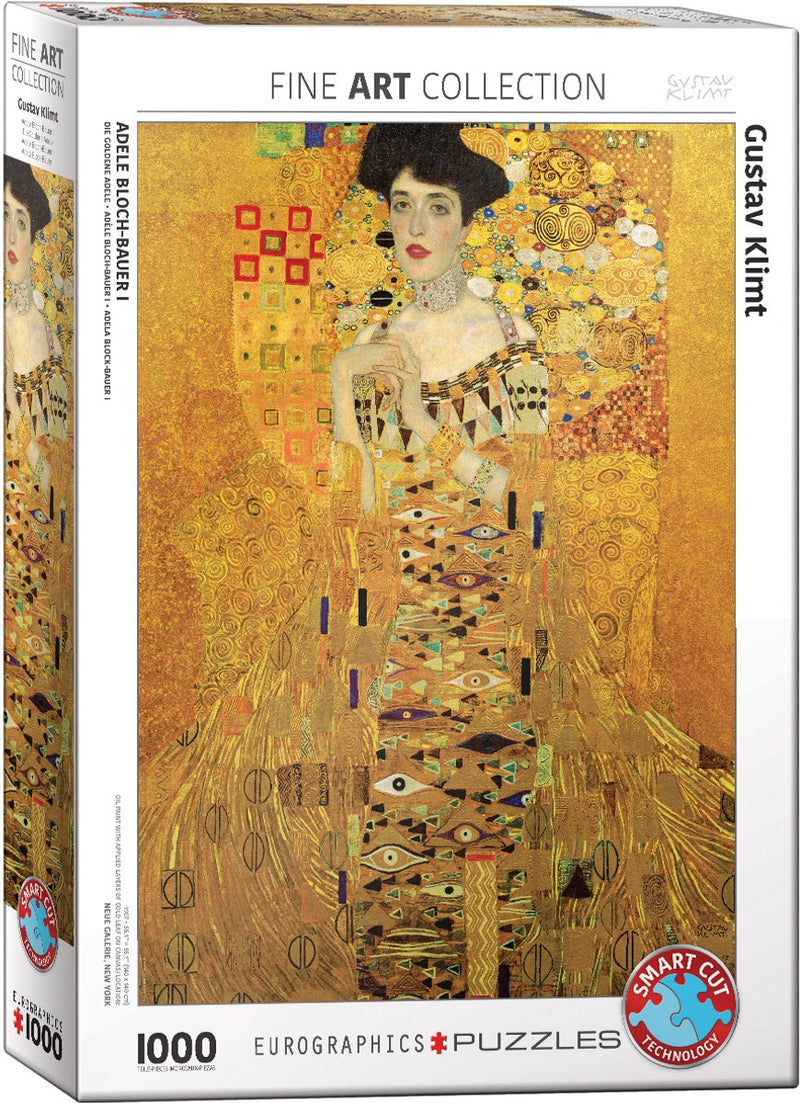 Eurographics - adele bloch-bauer i - gustav Klimt - 1000 piezas 48×68cm (w×h) - rompecabezas de bellas artes